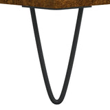 Nachtkastjes 2 st 40x35x50 cm bewerkt hout gerookt eikenkleurig