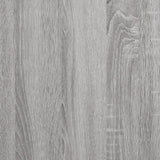 Nachtkastje 40x35x50 cm bewerkt hout grijs sonoma eikenkleurig