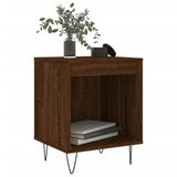 Nachtkastjes 2 st 40x35x50 cm bewerkt hout bruin eikenkleur