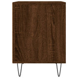 Nachtkastjes 2 st 40x35x50 cm bewerkt hout bruin eikenkleur