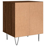 Nachtkastjes 2 st 40x35x50 cm bewerkt hout bruin eikenkleur