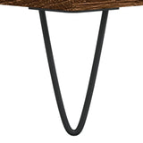 Nachtkastjes 2 st 40x35x50 cm bewerkt hout bruin eikenkleur