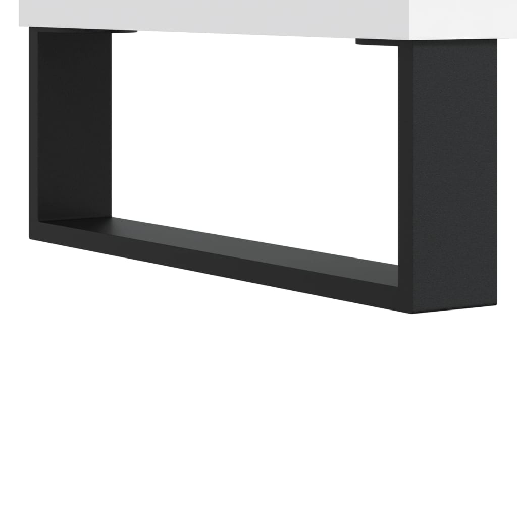 Nachtkastjes 2 st 40x35x50 cm bewerkt hout wit