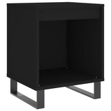Nachtkastjes 2 st 40x35x50 cm bewerkt hout zwart