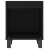 Nachtkastjes 2 st 40x35x50 cm bewerkt hout zwart