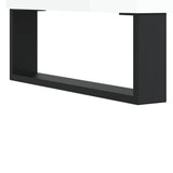 Nachtkastjes 2 st 40x35x50 cm bewerkt hout hoogglans wit