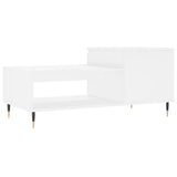 Salontafel 100x50x45 cm bewerkt hout wit