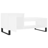 Salontafel 100x50x45 cm bewerkt hout wit