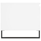 Salontafel 100x50x45 cm bewerkt hout wit