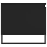 Salontafel 100x50x45 cm bewerkt hout zwart