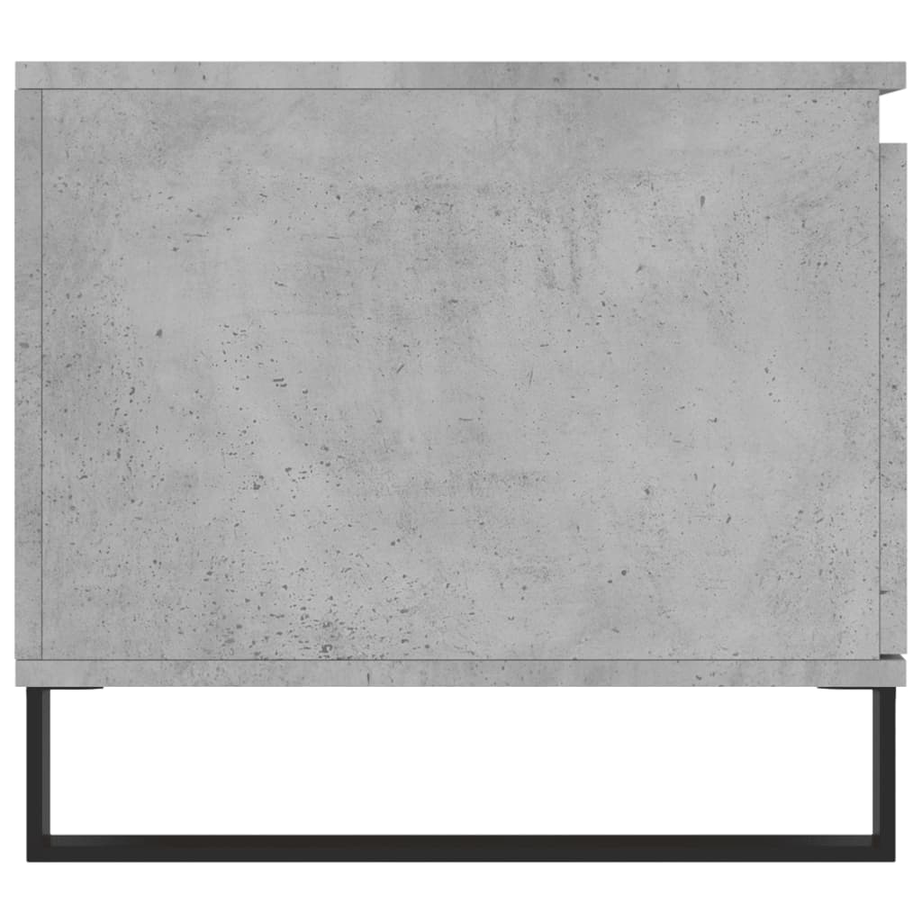 Salontafel 100x50x45 cm bewerkt hout betongrijs