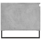 Salontafel 100x50x45 cm bewerkt hout betongrijs