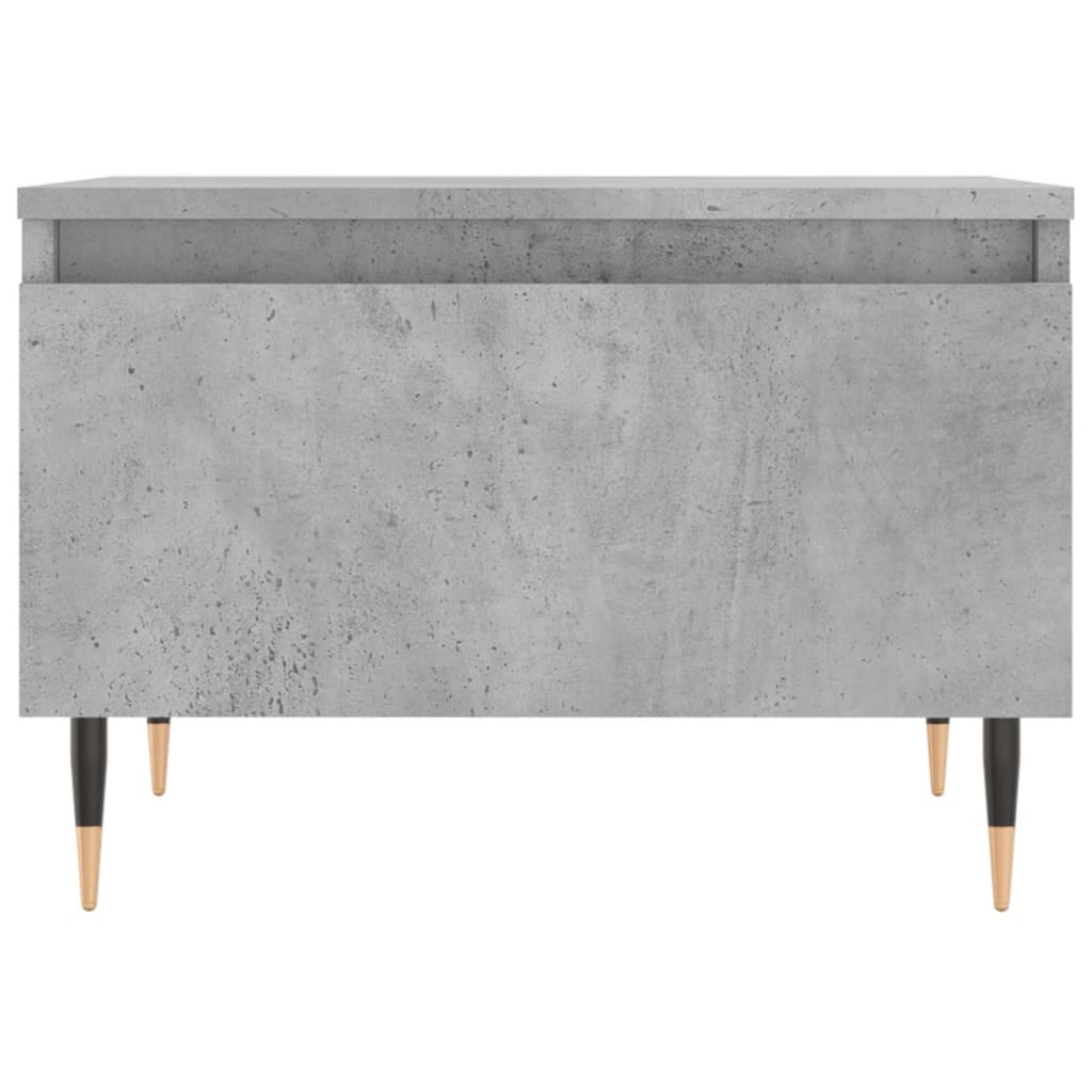 Salontafel 50x46x35 cm bewerkt hout betongrijs