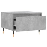 Salontafel 50x46x35 cm bewerkt hout betongrijs