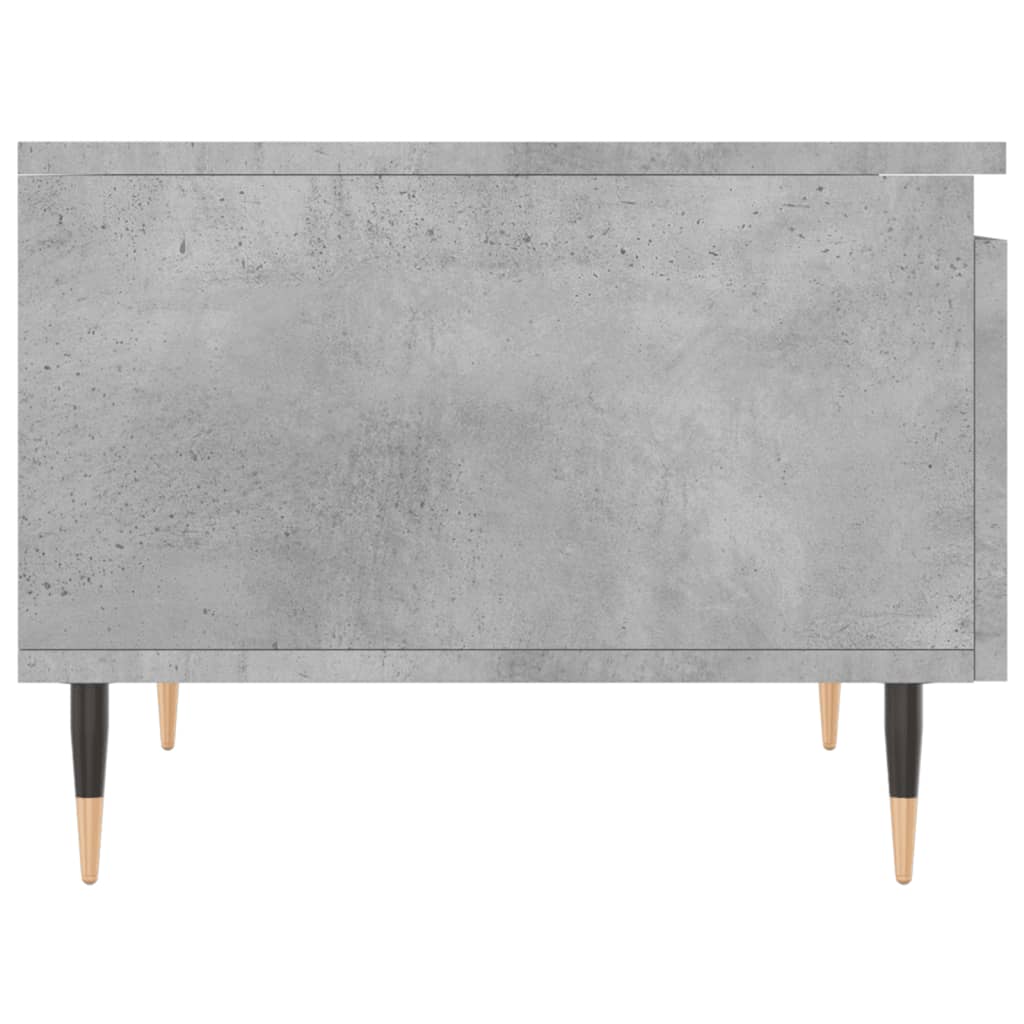Salontafel 50x46x35 cm bewerkt hout betongrijs