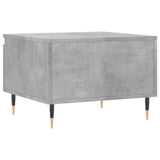 Salontafel 50x46x35 cm bewerkt hout betongrijs