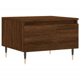 Salontafel 50x46x35 cm bewerkt hout bruin eikenkleur