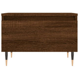 Salontafel 50x46x35 cm bewerkt hout bruin eikenkleur