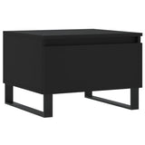 Salontafels 2 st 50x46x35 cm bewerkt hout zwart