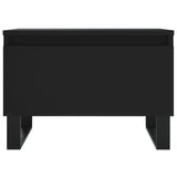 Salontafels 2 st 50x46x35 cm bewerkt hout zwart