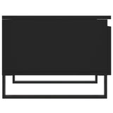 Salontafels 2 st 50x46x35 cm bewerkt hout zwart