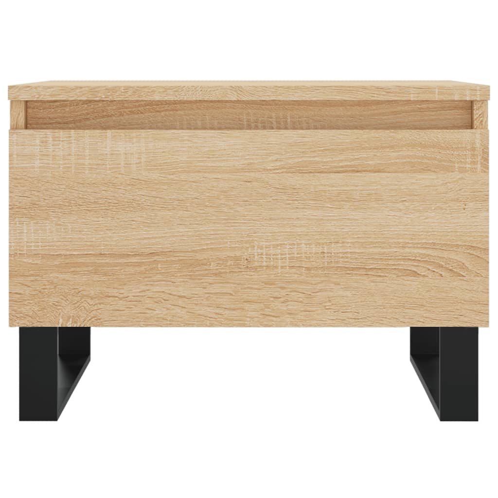 Salontafel 50x46x35 cm bewerkt hout sonoma eikenkleurig