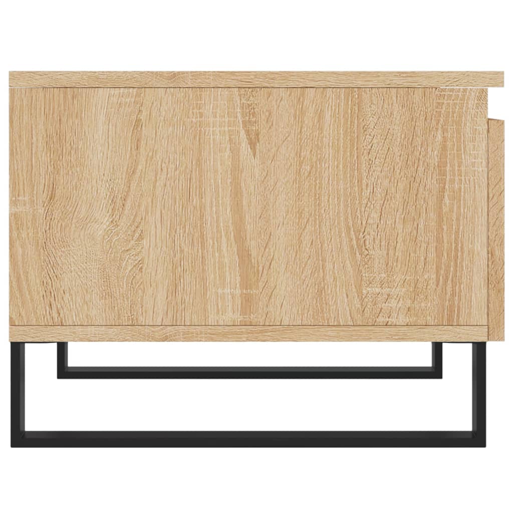 Salontafel 50x46x35 cm bewerkt hout sonoma eikenkleurig