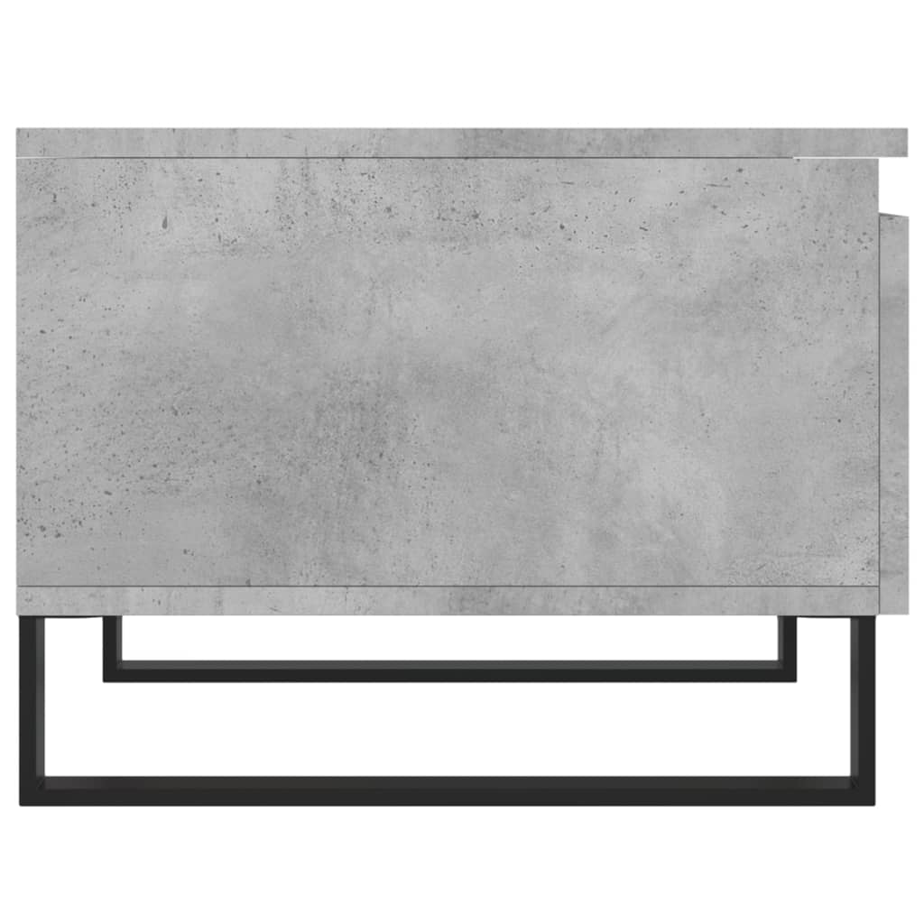 Salontafels 2 st 50x46x35 cm bewerkt hout betongrijs
