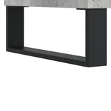 Salontafels 2 st 50x46x35 cm bewerkt hout betongrijs