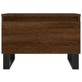 Salontafels 2 st 50x46x35 cm bewerkt hout bruin eikenkleur