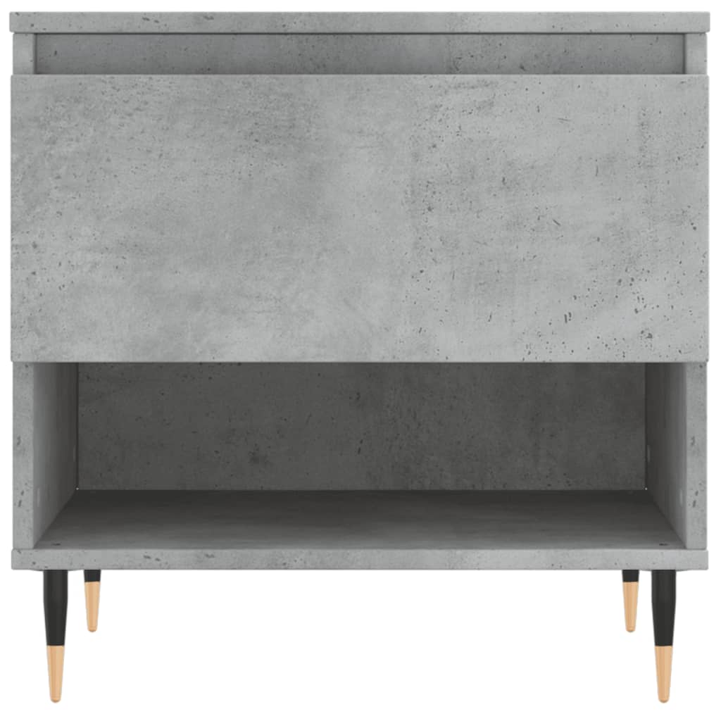 Salontafel 50x46x50 cm bewerkt hout betongrijs