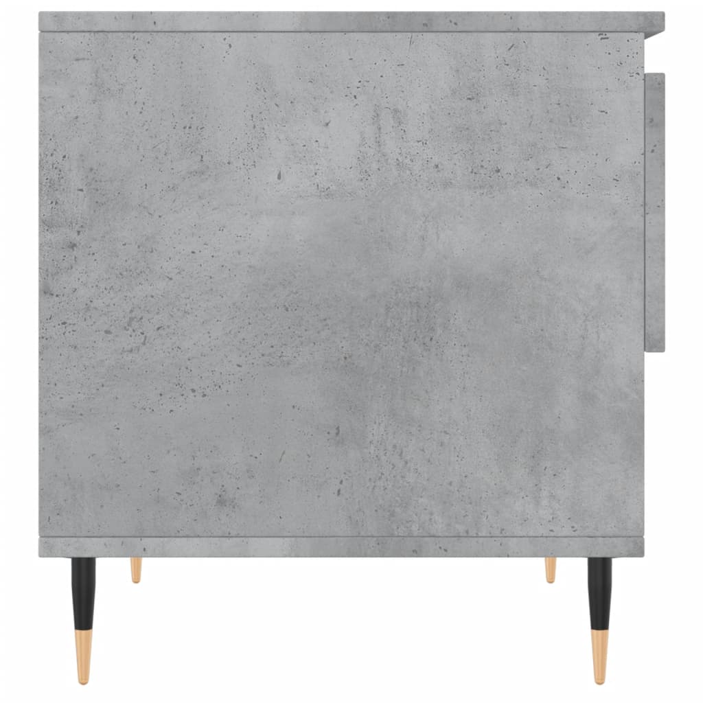 Salontafel 50x46x50 cm bewerkt hout betongrijs