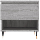 Salontafel 50x46x50 cm bewerkt hout grijs sonoma eikenkleurig