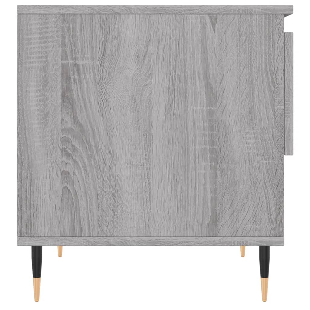Salontafel 50x46x50 cm bewerkt hout grijs sonoma eikenkleurig