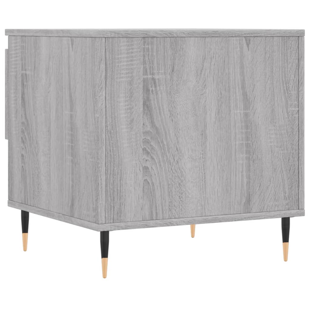 Salontafel 50x46x50 cm bewerkt hout grijs sonoma eikenkleurig