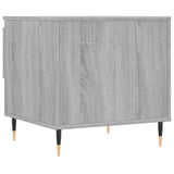 Salontafel 50x46x50 cm bewerkt hout grijs sonoma eikenkleurig