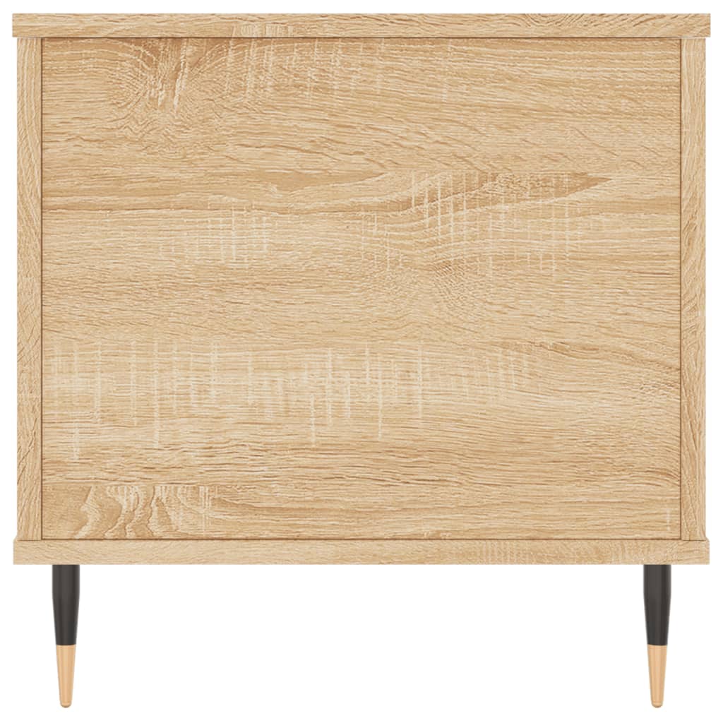 Salontafel 90x44,5x45 cm bewerkt hout sonoma eikenkleurig