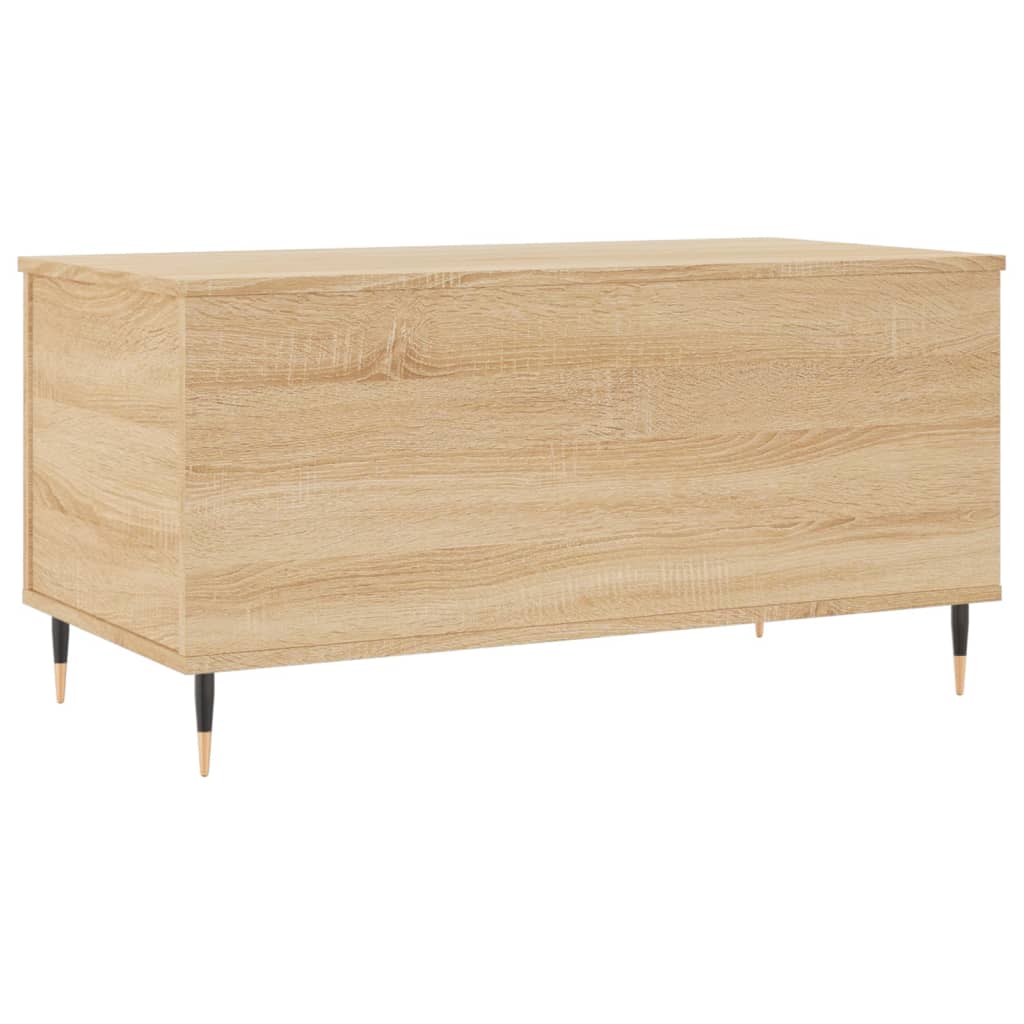 Salontafel 90x44,5x45 cm bewerkt hout sonoma eikenkleurig
