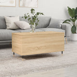 Salontafel 90x44,5x45 cm bewerkt hout sonoma eikenkleurig