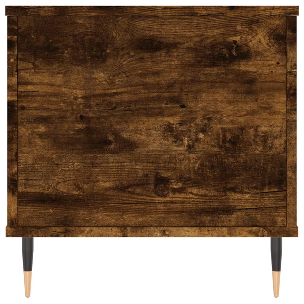 Salontafel 90x44,5x45 cm bewerkt hout gerookt eikenkleurig