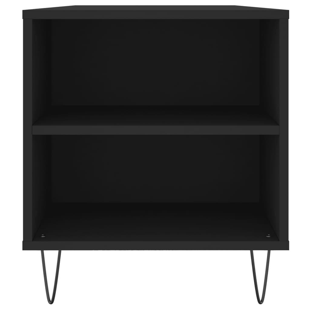 Salontafel 102x44,5x50 cm bewerkt hout zwart