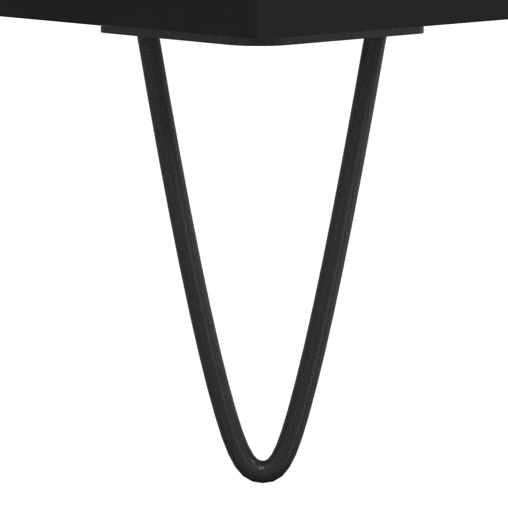 Salontafel 102x44,5x50 cm bewerkt hout zwart