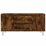 Salontafel 102x44,5x50 cm bewerkt hout gerookt eikenkleurig