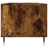 Salontafel 90x49x45 cm bewerkt hout gerookt eikenkleurig