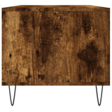 Salontafel 90x49x45 cm bewerkt hout gerookt eikenkleurig