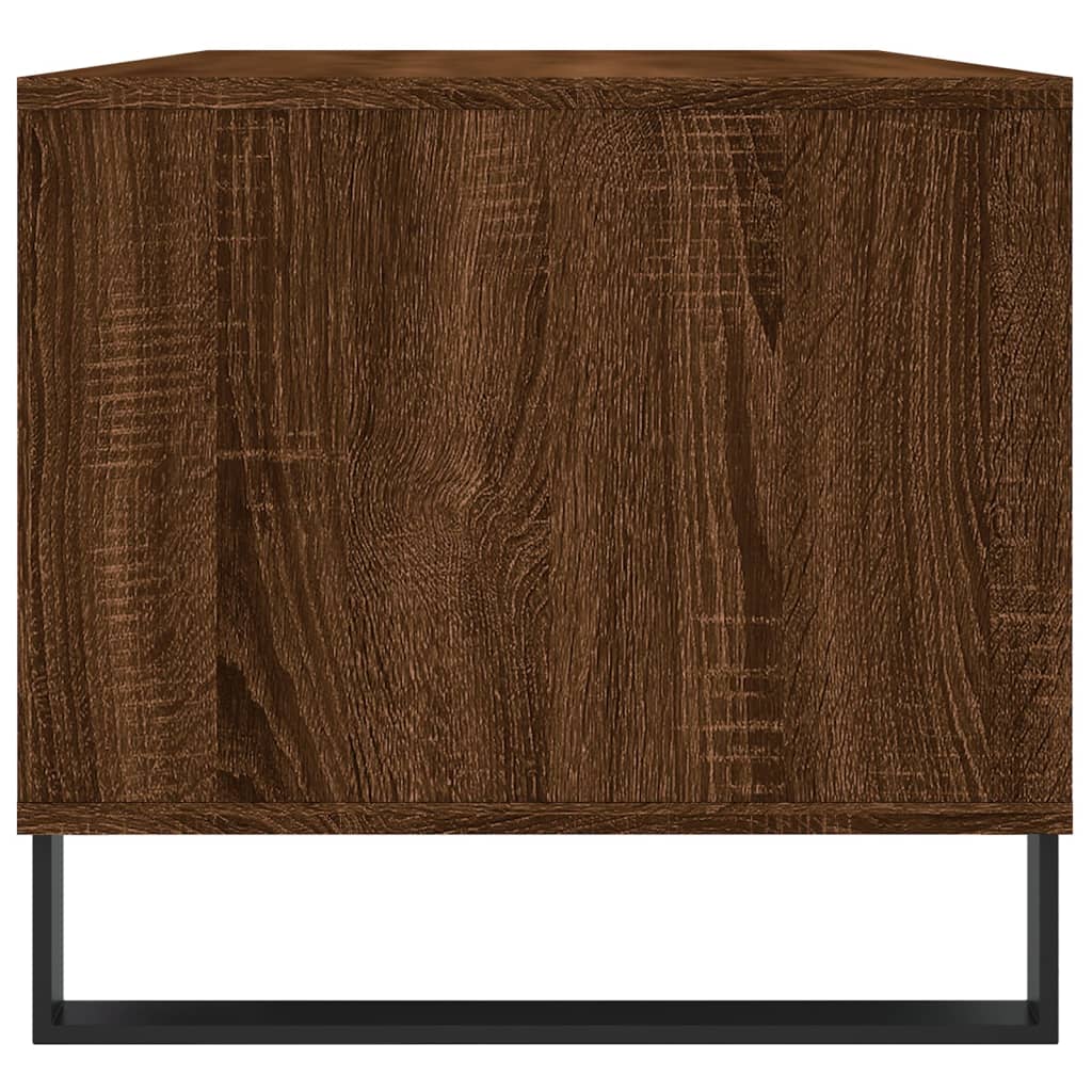Salontafel 90x49x45 cm bewerkt hout bruineiken