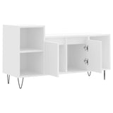 Tv-meubel 100x35x55 cm bewerkt hout wit