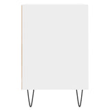 Tv-meubel 100x35x55 cm bewerkt hout wit