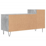 Tv-meubel 100x35x55 cm bewerkt hout betongrijs