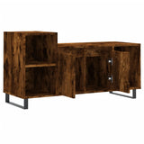 Tv-meubel 100x35x55 cm bewerkt hout gerookt eikenkleurig